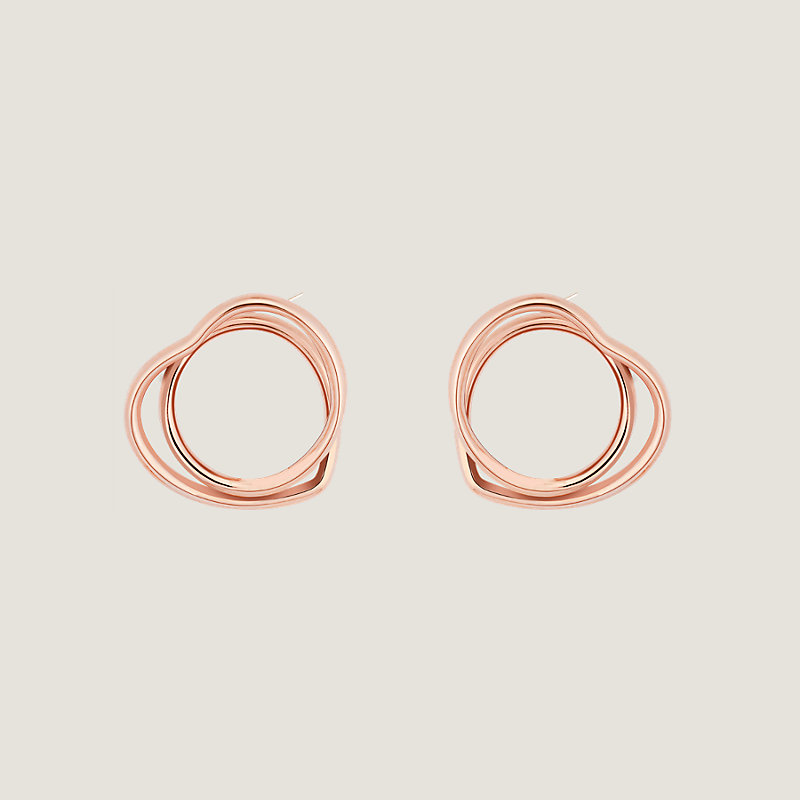 【HERMES】Vertige Coeur earrings, very small model Vertige Cœur earrings, very small model | Hermès Netherlands